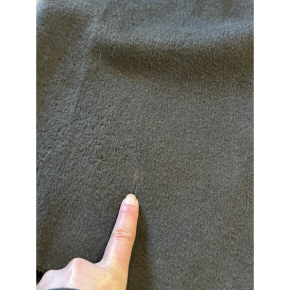 Alorna‎ by Forstmann Long Brown Wool Coat Button Up Made In USA Petite Measured - Picture 11 of 16